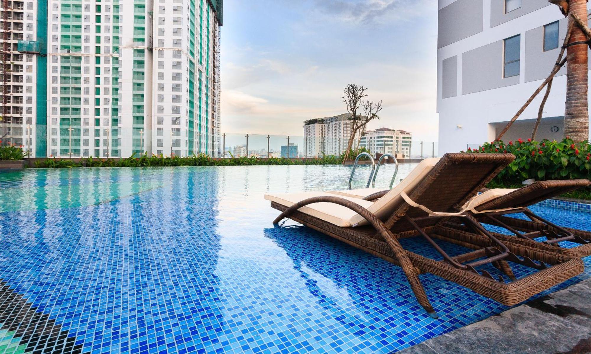 Min' Apartment - Rivergate Residence Downtown Bui Vien - Free Pool مدينة هوشي منه المظهر الخارجي الصورة